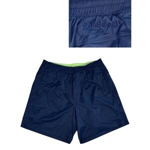 Birddogs Mens Large Athletic Gym Shorts Built in Liner Navy Blue Pockets
